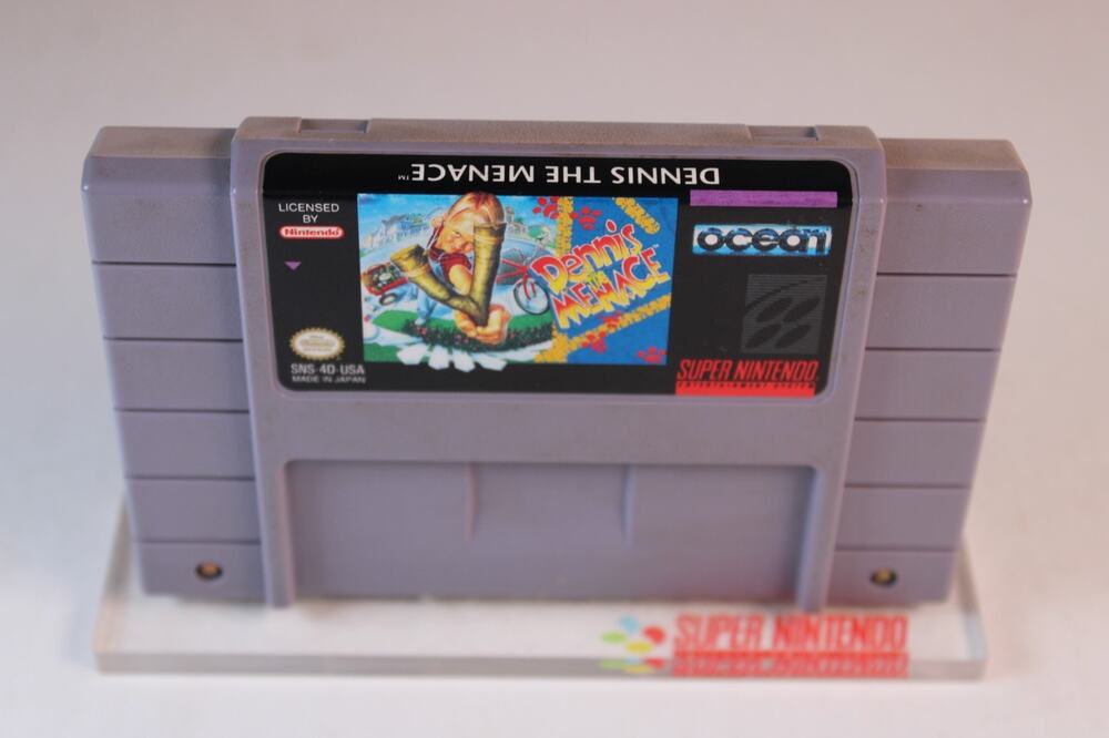 Dennis The Menace (Super Nintendo Entertainment System, 1993) game only, tested